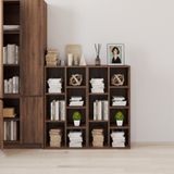  HAPPY FURNITURE ,COMBO 2 kệ sách 7 ngăn - CATY , KSA_095, 104cm x 28cm x 100cm DxRxC 