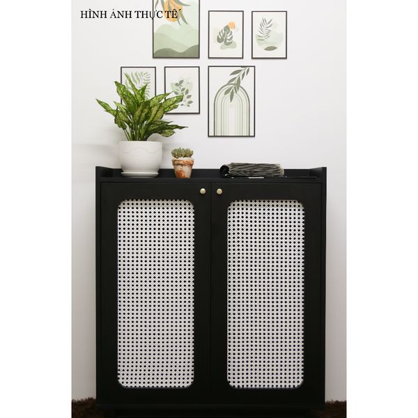  HAPPY FURNITURE , Tủ giày 2 cánh mở - MEYDAN , TCM_056 , 85cm x 34cm x 100cm 