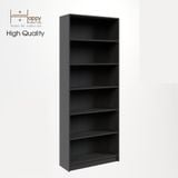  HAPPY FURNITURE , kệ sách 6 tầng - CATY , KSA_006 , 80cm x 28cm x 202cm 