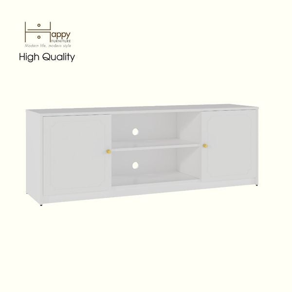  HAPPY FURNITURE , Kệ TV 2 cửa mở - NERIS , KTV_038 , 160cm x 40cm x 56cm 