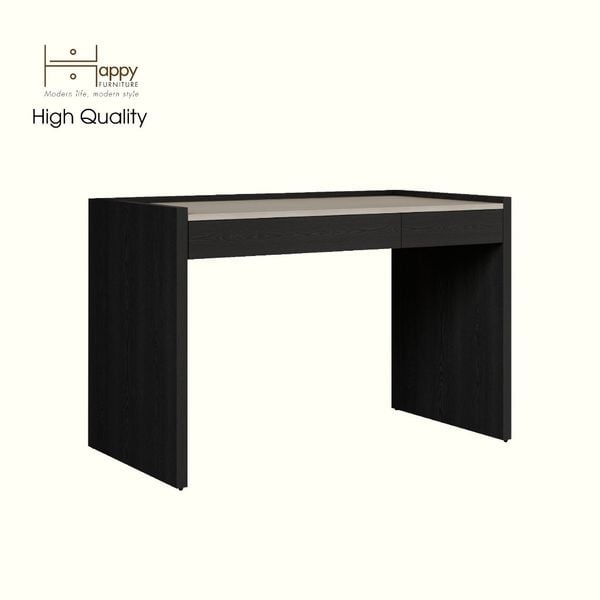  HAPPY FURNITURE , Bàn làm việc 2 ngăn kéo - VIGGO , BAN_088 , 120cm x 59cm x 77cm 