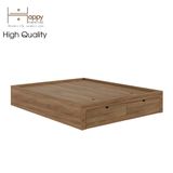  HAPPY FURNITURE ,  Giường ngủ 2 ngăn kéo - CIRCLE , GNG_085 GNG_086 GNG_087 GNG_088 , 207cm x 35cm 