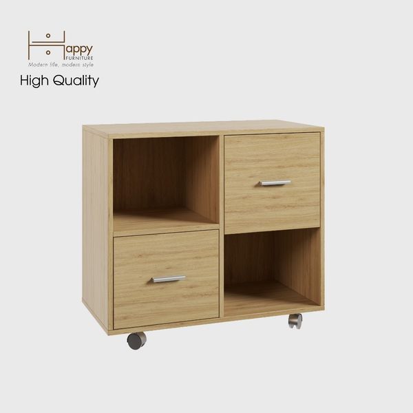  HAPPY FURNITURE , Tủ đựng hồ sơ 2 tầng - COMFEE , THK_014 , 80cm x 40cm x 66cm 