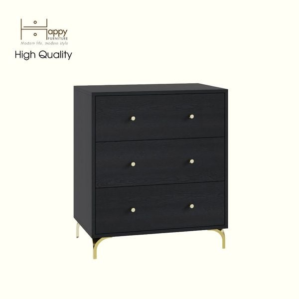  HAPPY FURNITURE , Tủ lưu trữ 3 ngăn kéo - HAPPI, THK_268 , 70cm x 45cm x 82cm DxRxC 
