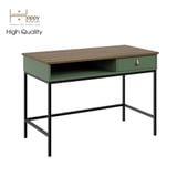  HAPPY FURNITURE , Bàn làm việc đơn chân sắt - NOMIA , BAN_038 , 110cm x 55cm x 75cm 