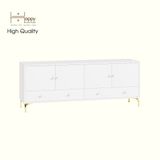  HAPPY FURNITURE , Kệ TV 4 cửa mở 2 ngăn kéo - HAPPI, KTV_081 , 160cm x 40cm x 62cm DxRxC 