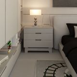  HAPPY FURNITURE , Tủ lưu trữ 3 ngăn kéo - MOLLY , THK_106 , 70cm x 45cm x 62cm 