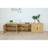  HAPPY FURNITURE , Kệ Tivi 6 ngăn - DASH , KTV_006 , 210cm x 35cm x 54cm 