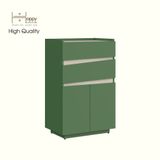  HAPPY FURNITURE , Tủ đựng đồ 2 ngăn kéo 2 cửa mở -VIGGO , THK_163 , 52cm x 32cm x 82cm 