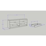  HAPPY FURNITURE , Kệ Tivi 4 ngăn kéo - DASH , KTV_005 , 150cm x 35cm x 54cm 