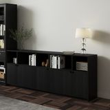 HAPPY FURNITURE , Tủ lưu trữ 5 cửa mở - CIRCLE , TCM_071 , 200cm x 34cm x 78cm 