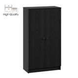 HAPPY FURNITURE , kệ sách 3 tầng 2 cửa mở - CATY , KSA_003 , 60cm x 30cm x 109cm 