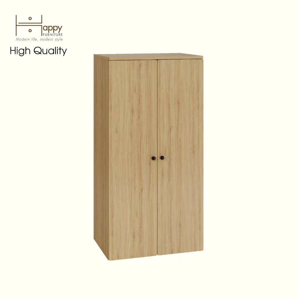  HAPPY FURNITURE , Tủ quần áo 2 cửa mở - LILY , TCM_093 , 60cm x 42cm x 120cm 