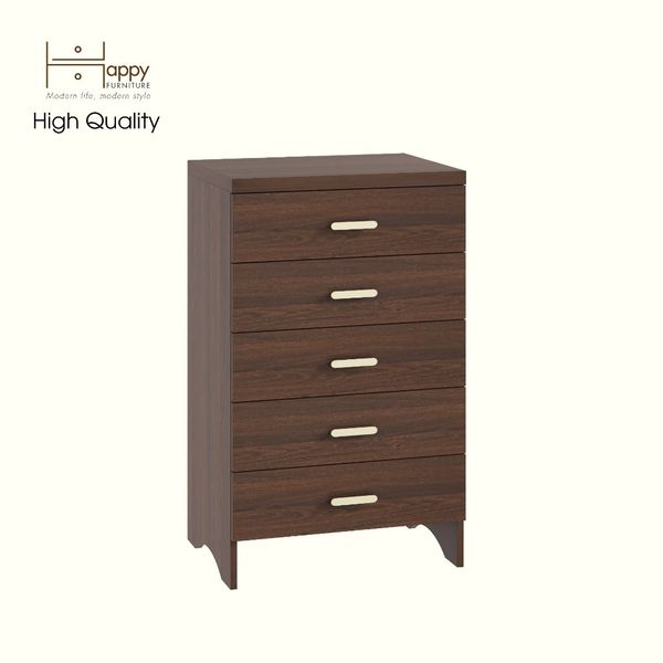 HAPPY FURNITURE , Tủ lưu trữ 5 ngăn kéo - CHEVY, THK_263 , 60cm x 45cm x 99cm DxRxC 