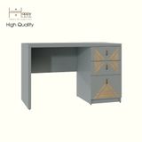  HAPPY FURNITURE , Bàn làm việc 3 ngăn kéo - CHARIS, BAN_068 , 120cm x 55cm x 75cm 