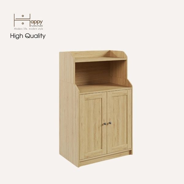  HAPPY FURNITURE , Tủ cửa mở 3 ngăn đựng đồ - CANA , TCM_001 , 70cm x 46cm x 116cm 