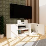  HAPPY FURNITURE , Kệ TV 2 cửa mở - NERIS , KTV_038 , 160cm x 40cm x 56cm 
