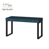  HAPPY FURNITURE , Bàn làm việc chân sắt 3 ngăn kéo - WESLEY , BAN_012 , 140cm x 59cm x 75cm 