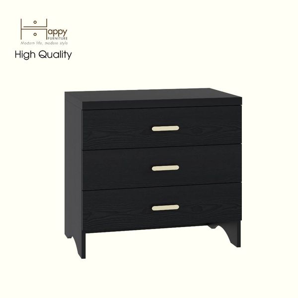  HAPPY FURNITURE , Tủ lưu trữ 3 ngăn kéo - CHEVY, THK_262 , 70cm x 45cm x 65cm DxRxC 