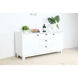  HAPPY FURNITURE , Kệ ti vi 3 ngăn kéo 2 cửa mở - KINA , KTV_011 , 140cm x 40cm x 68cm 