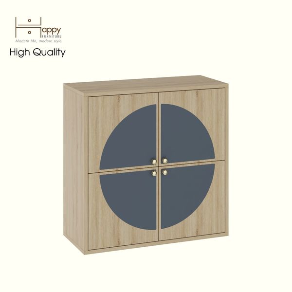  HAPPY FURNITURE , Tủ lưu trữ 4 cửa mở - BANA , TCM_124 , 70cm x 30cm x 70cm 