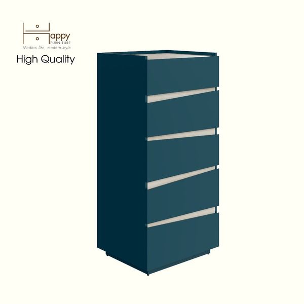  HAPPY FURNITURE , Tủ lưu trữ 5 ngăn kéo - VIGGO , THK_160 , 56cm x 45cm x 120cm 