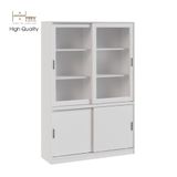 HAPPY FURNITURE , Tủ lưu trữ 4 cánh lùa - LUCA , TCL_010 , 120cm x 40cm x 180cm 