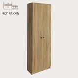  HAPPY FURNITURE , kệ sách 6 tầng 2 cửa mở - CATY , KSA_004 , 60cm x 30cm x 189cm 