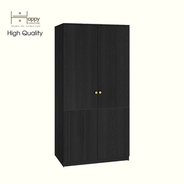  HAPPY FURNITURE , Tủ quần áo 2 cánh mở - JOVIE , TCM_166 , 90cm x 54cm x 180cm 