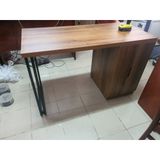  HAPPY FURNITURE , Bàn làm việc chân sắt - DASH , BAN_030 , 120cm x 55cm x75cm 
