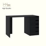  HAPPY FURNITURE , Bàn làm việc 5 ngăn kéo - ASO, BAN_148 , 120cm x 59cm x 75cm DxRxC 
