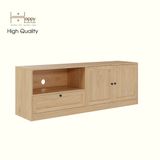  HAPPY FURNITURE , MATTA - Kệ TV 2 cánh mở 1 ngăn kéo, KTV_064 , 160cm x 40cm x 56cm DxRxC 