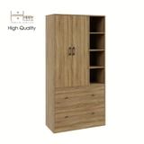  HAPPY FURNITURE , Tủ quần áo đa năng kết hợp kệ - SALY , TCM_008 , 90cm x 40cm x 180cm 