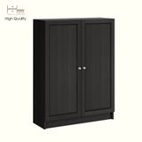  HAPPY FURNITURE , Kệ sách 3 tầng 2 cửa mở - CATY , KSA_054 , 80cm x 30cm x 106cm 