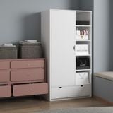  HAPPY FURNITURE , Tủ quần áo 1 cửa mở - CIRCLE , TCM_072 , 90cm x 56cm x 176cm 