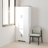 HAPPY FURNITURE , Tủ lưu trữ 4 cửa mở 1 ngăn kéo - SAFA , TCM_260 , 80cm x 40cm x 190cm DxRxC 