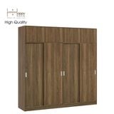  HAPPY FURNITURE , Tủ quần áo cửa lùa 2m2x2m2 - ELEGANT , TCL_007 , 220cm x 54cm x 220cm 