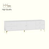  HAPPY FURNITURE , Kệ TV 2 cửa mở 4 ngăn kéo - HAPPI, KTV_082 , 180cm x 40cm x 52cm DxRxC 