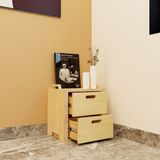  HAPPY FURNITURE , Gỗ tự nhiên , Thùng lưu trữ 2 ngăn kéo gỗ Plywood - GAMOR , TLT_031 , 40cm x 30cm x 44cm DxRxC 
