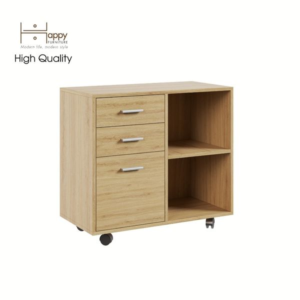  HAPPY FURNITURE , Tủ đựng hồ sơ 5 ngăn - COMFEE , THK_015 , 80cm x 40cm x 66cm 