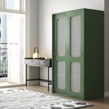  HAPPY FURNITURE , Tủ quần áo cửa lùa - MEYDAN , TCL_008 , 100cm x 58cm x 176cm 