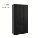  HAPPY FURNITURE , Tủ quần áo đa năng 3 cửa mở - SALY , TCM_007 , 92cm x 45cm x 180cm 