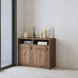  HAPPY FURNITURE , Tủ lưu trữ 2 cửa mở - RUBEL, TCM_224, 90cm x 40cm x 72cm DxRxC 