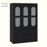  HAPPY FURNITURE , Tủ quần áo 8 cửa mở - MAY , TCM_248 , 180cm x 54cm x 200cm DxRxC 