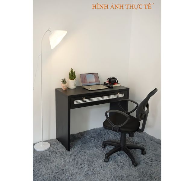  HAPPY FURNITURE , Bàn làm việc 1 ngăn kéo - MEYDAN , BAN_043 , 100cm x 42cm x 78cm 