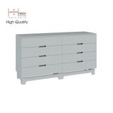  HAPPY FURNITURE , Tủ lưu trữ 8 ngăn kéo - MOLLY , THK_109 , 160cm x 45cm x 86cm 