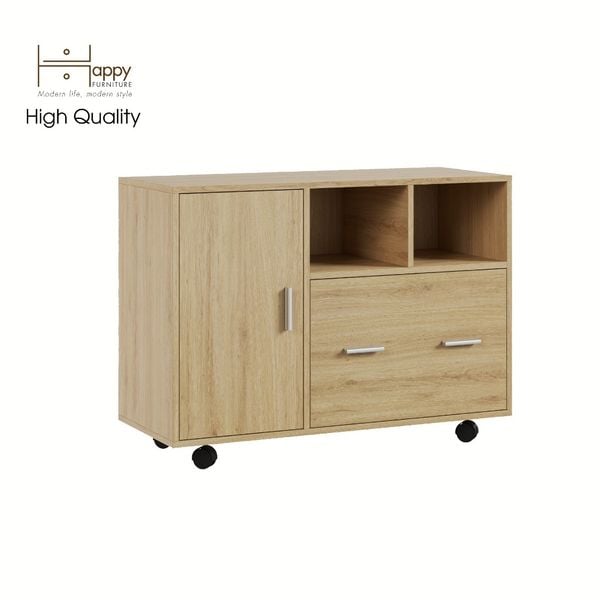  HAPPY FURNITURE , Tủ đựng hồ sơ 2 cửa mở - COMFEE , THK_019 , 100cm x 40cm x 66cm 