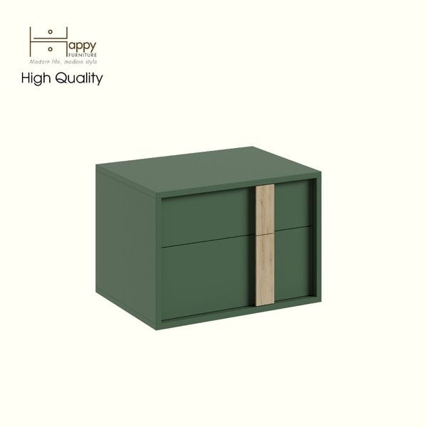  HAPPY FURNITURE , Táp đầu giường 2 ngăn kéo - SPACE, THK_280 , 54cm x 40cm x 38cm DxRxC 