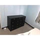  HAPPY FURNITURE , Tủ đựng đồ 9 ngăn kéo - WESLEY , THK_045 , 120cm x 45cm x 80cm 