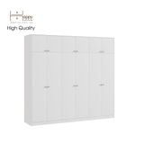 HAPPY FURNITURE , Tủ quần áo 2m4x2m2 - ELEGANT , TCM_044 , 240cm x 54cm x 220cm 